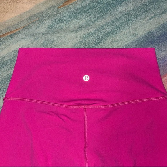 Lululemon Align High-Rise Pant 25" Sonic Pink size 8 - Picture 4 of 5